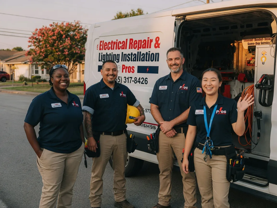 Licensed Electrician company in Old Glory, TX